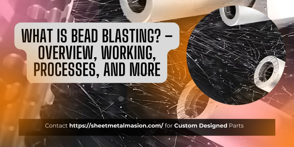 Bead blasting banner