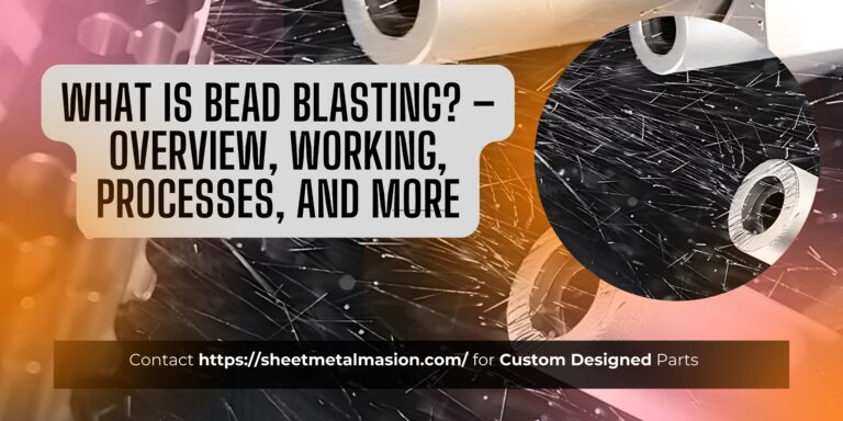 Bead blasting banner