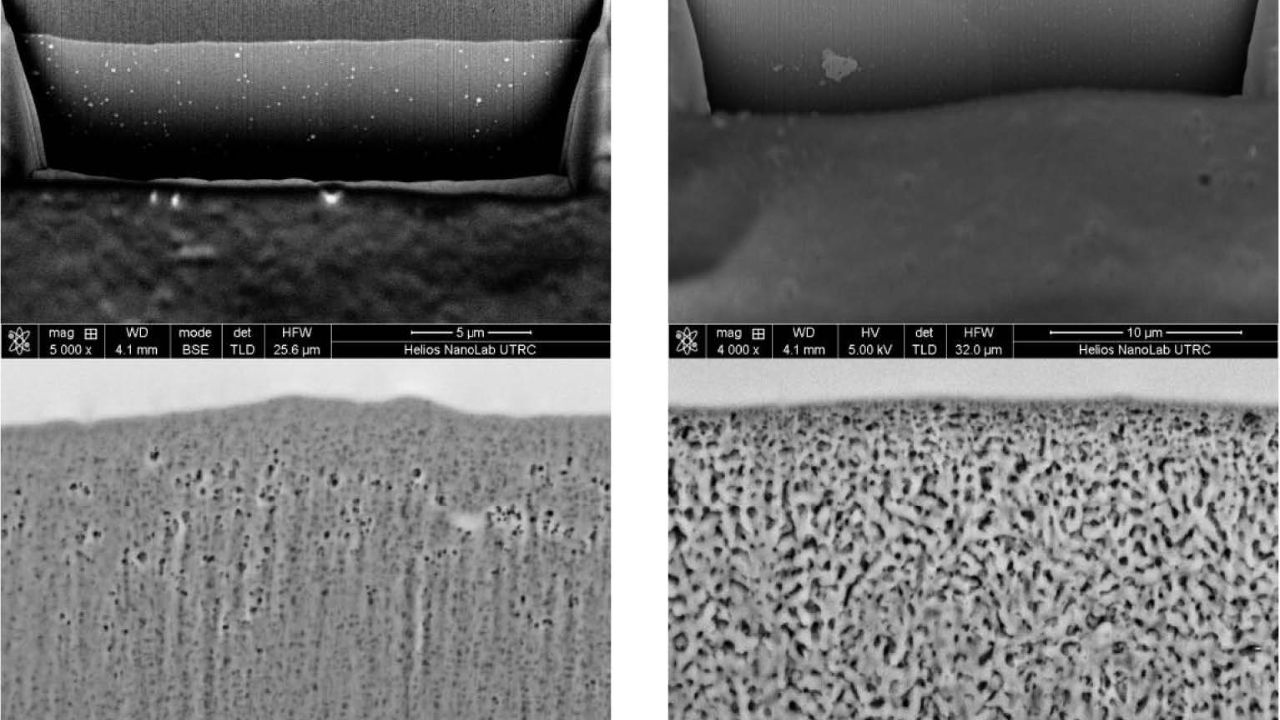 Thin film sulfuric anodizing