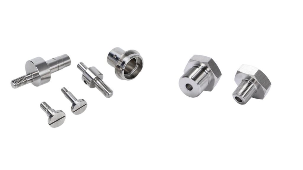 CNC automatic lathe machining stainless steel