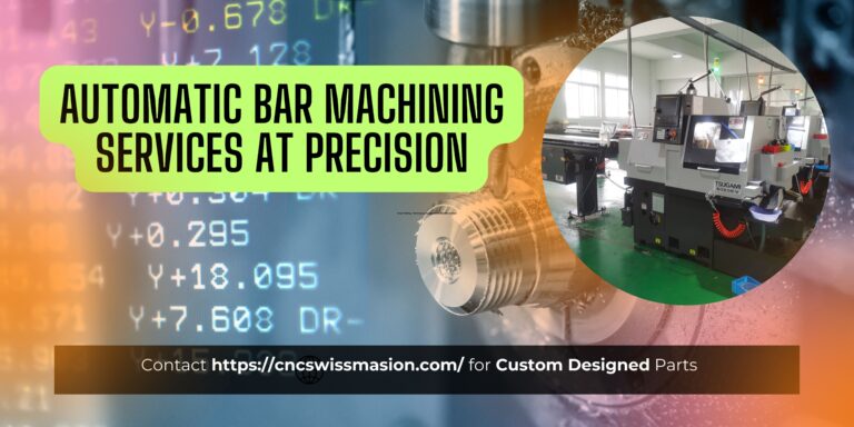 Automatic bar machining banner