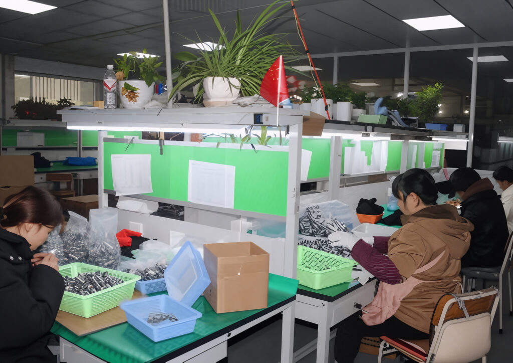 Packaging staff