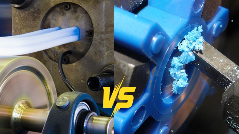 Plastic Machining vs. Extrusion
