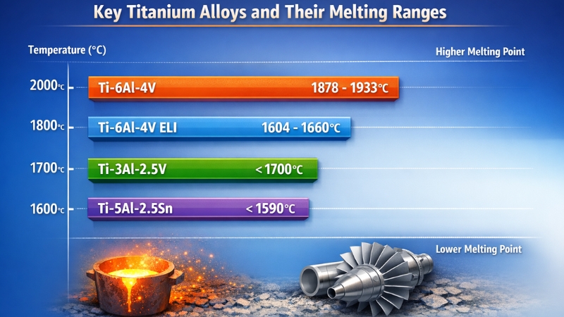 What is the melting point of titanium