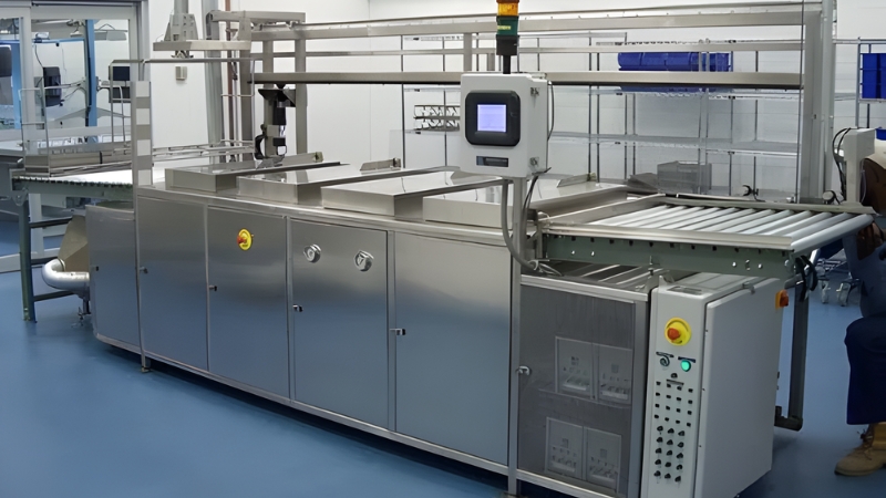 Fully Automatic Finishing, Cleaning, Drying Line