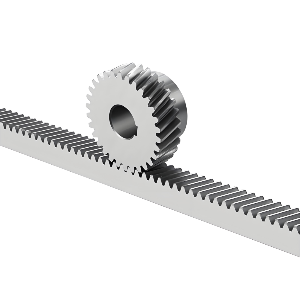 helical gear rack and pinion