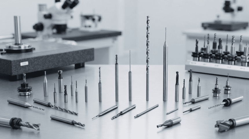 Micro end mills & Micro drills