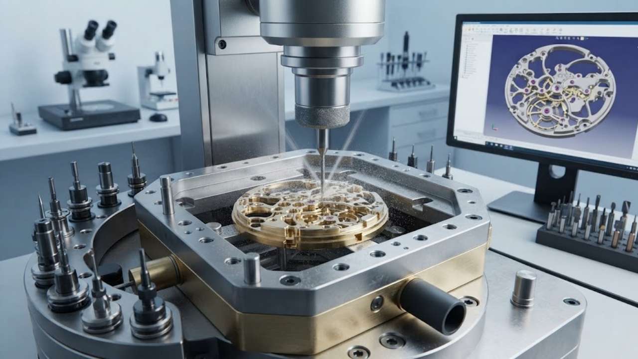 micromachining cnc Watchmaking