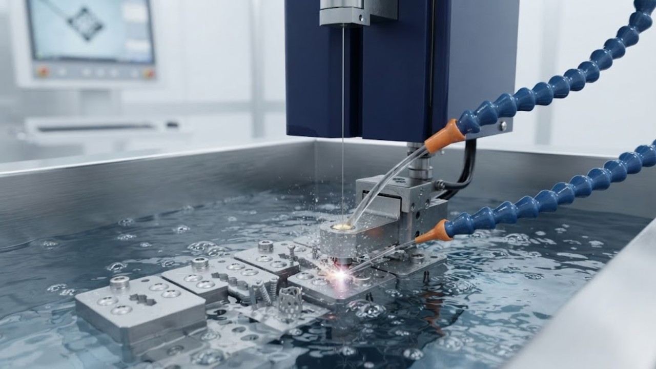 Micro electro-discharge machining for miniature medical components